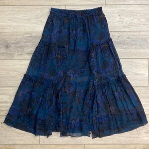 Coach | Kaffe Fassett | Silk Midi Skirt‎